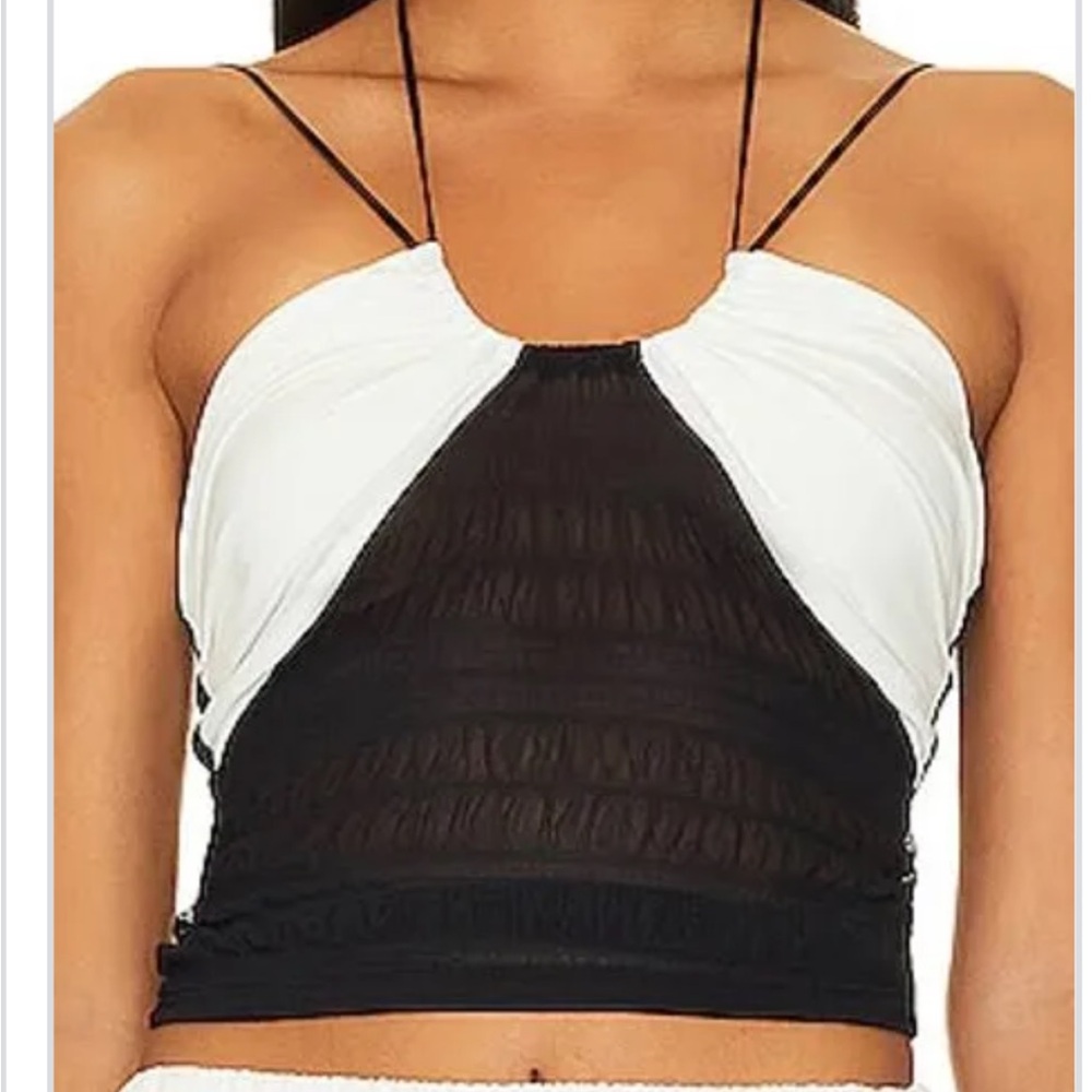 Musier Paris Brac Top Black and White